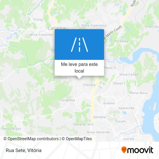 Rua Sete mapa
