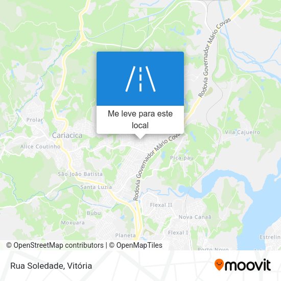 Rua Soledade mapa