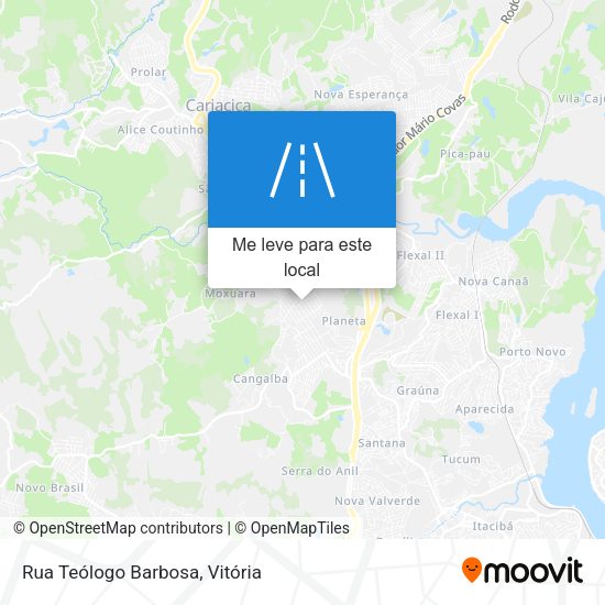Rua Teólogo Barbosa mapa