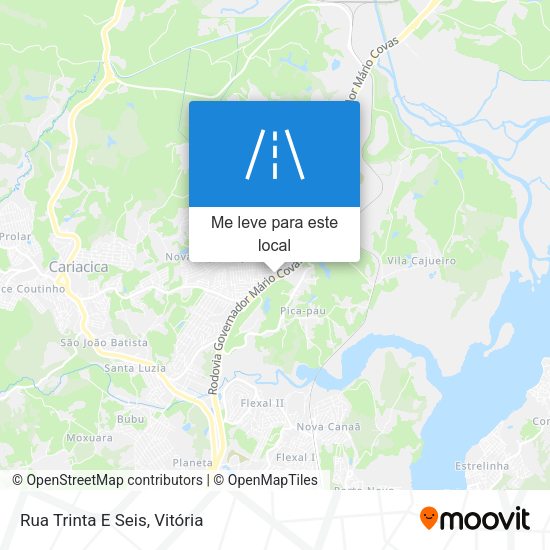 Rua Trinta E Seis mapa