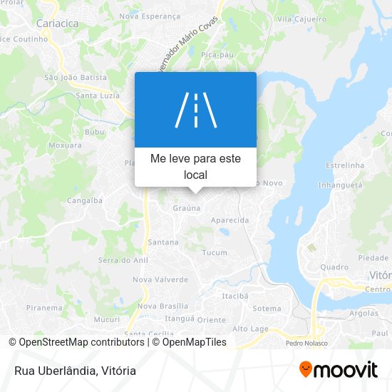 Rua Uberlândia mapa