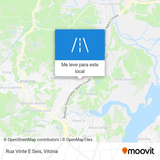 Rua Vinte E Seis mapa