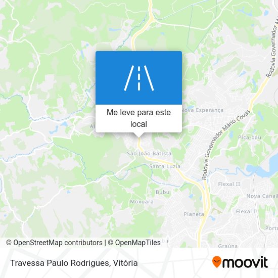 Travessa Paulo Rodrigues mapa