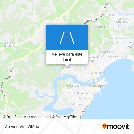 Acesso Via mapa