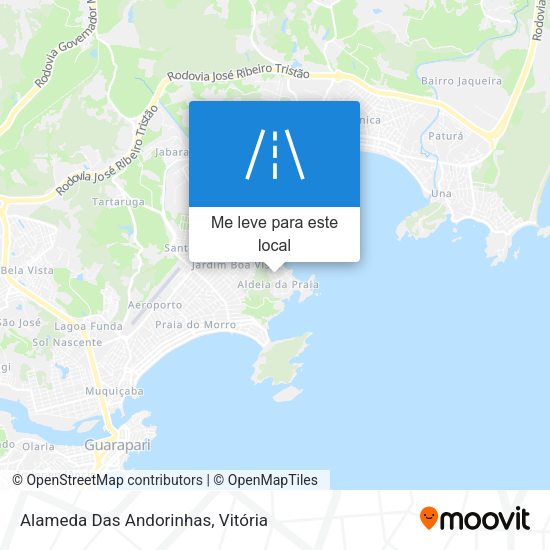 Alameda Das Andorinhas mapa