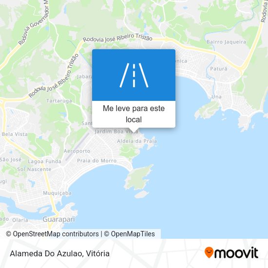Alameda Do Azulao mapa