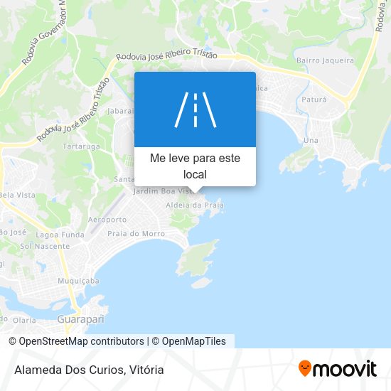 Alameda Dos Curios mapa