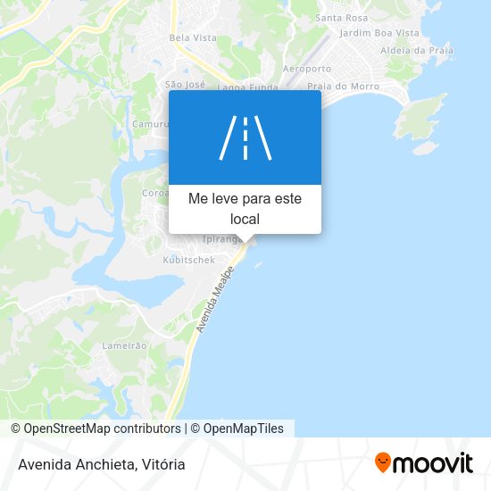 Avenida Anchieta mapa