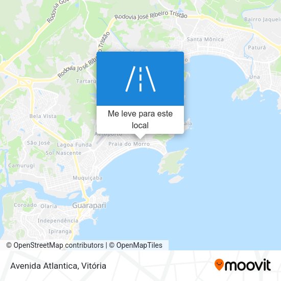Avenida Atlantica mapa