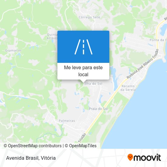 Avenida Brasil mapa