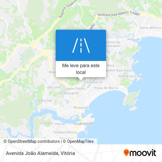 Avenida João Alameida mapa