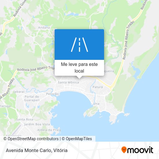 Avenida Monte Carlo mapa