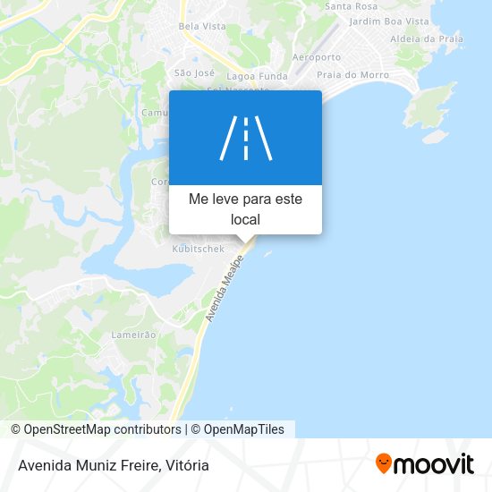 Avenida Muniz Freire mapa