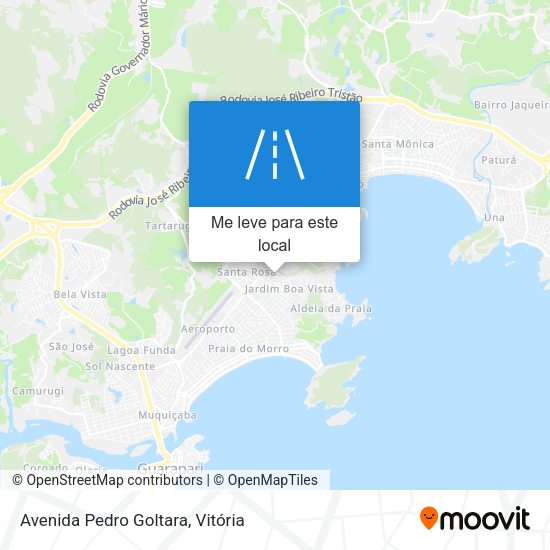 Avenida Pedro Goltara mapa