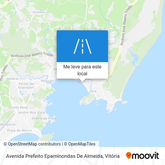 Avenida Prefeito Epaminondas De Almeida mapa
