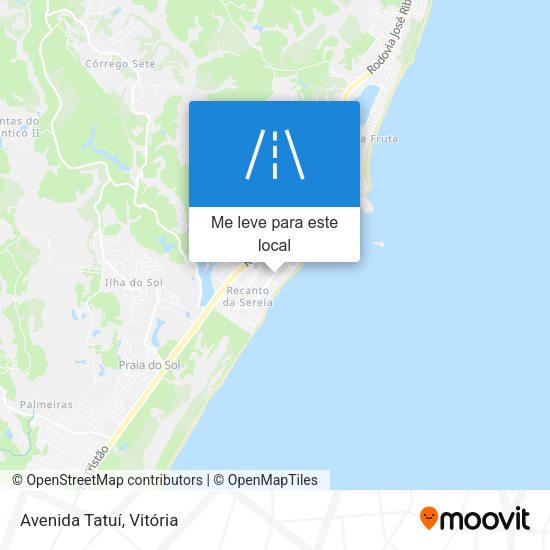 Avenida Tatuí mapa