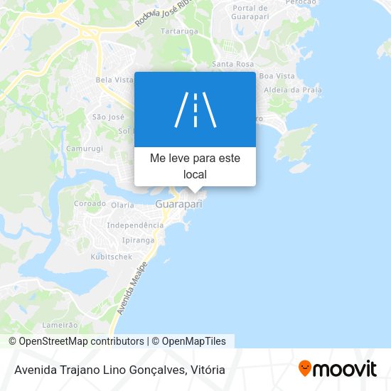 Avenida Trajano Lino Gonçalves mapa