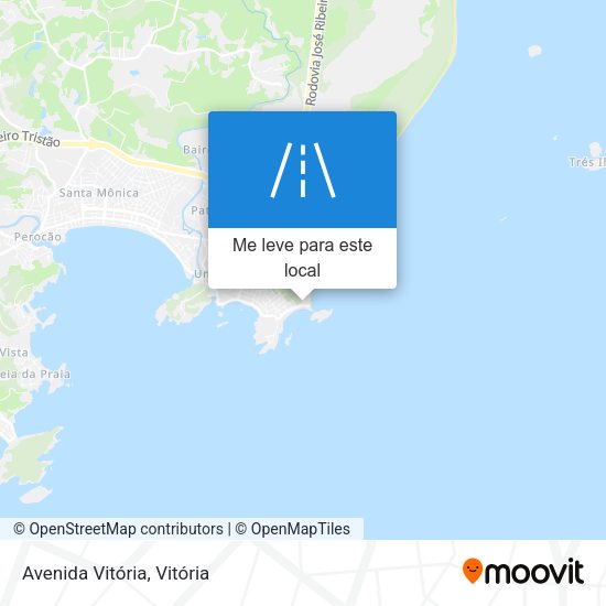 Avenida Vitória mapa