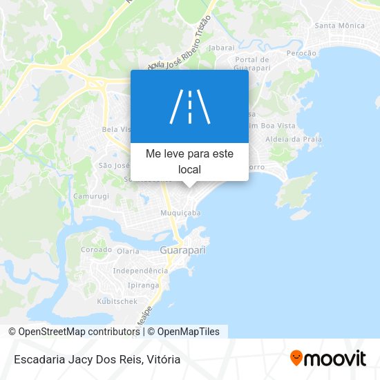 Escadaria Jacy Dos Reis mapa