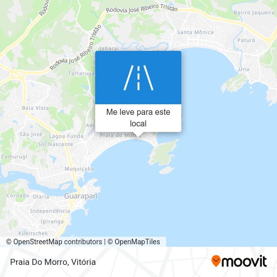 Praia Do Morro mapa