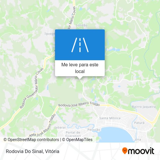 Rodovia Do Sinal mapa