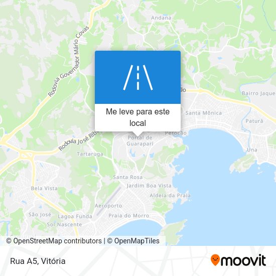 Rua A5 mapa