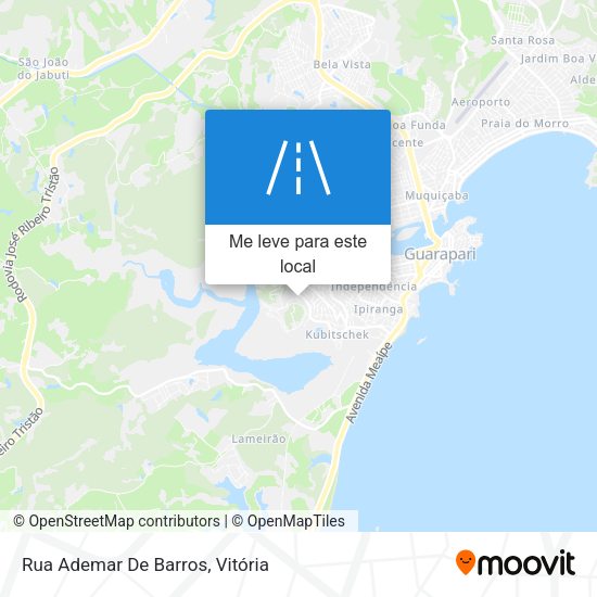 Rua Ademar De Barros mapa