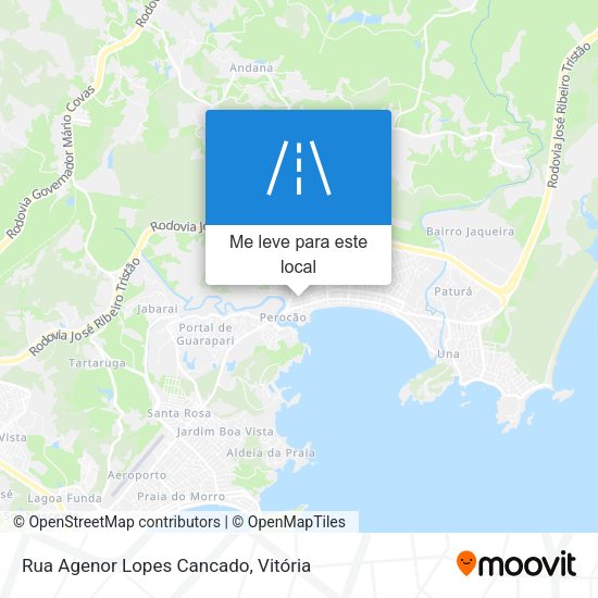 Rua Agenor Lopes Cancado mapa