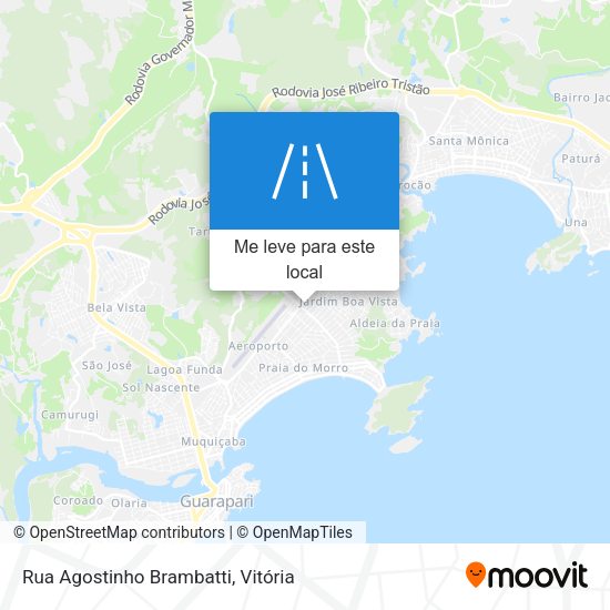 Rua Agostinho Brambatti mapa