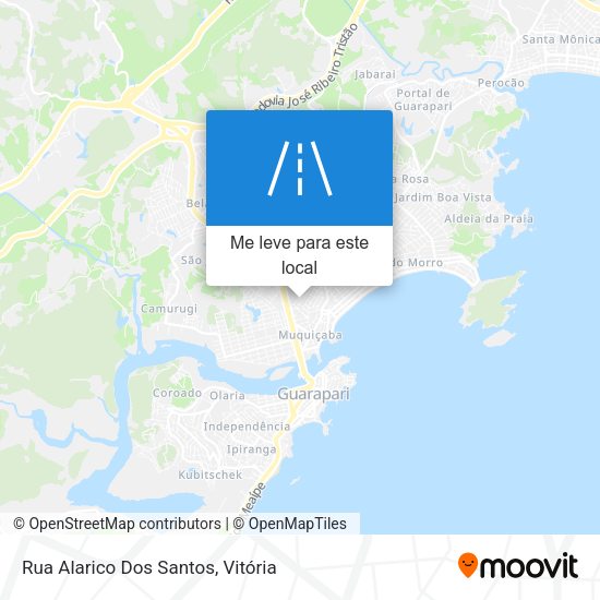Rua Alarico Dos Santos mapa