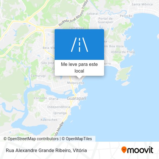 Rua Alexandre Grande Ribeiro mapa