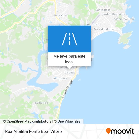 Rua Altaliba Fonte Boa mapa