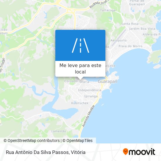 Rua Antônio Da Silva Passos mapa