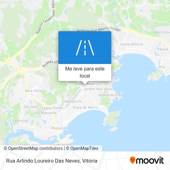 Rua Arlindo Loureiro Das Neves mapa