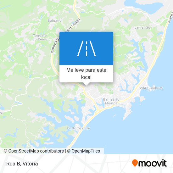 Rua B mapa