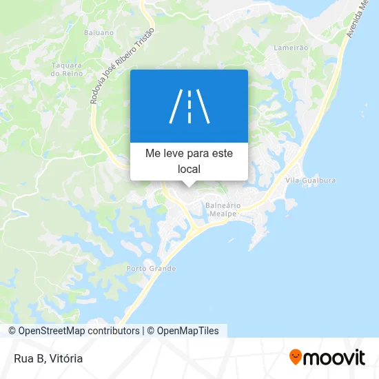 Rua B mapa
