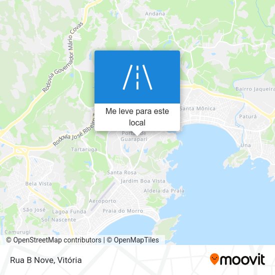 Rua B Nove mapa