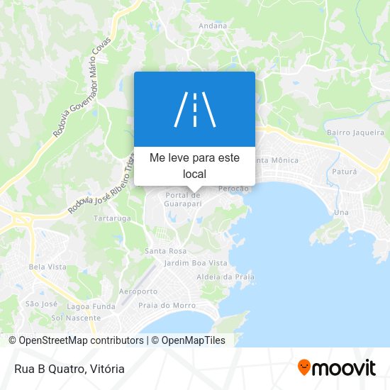 Rua B Quatro mapa