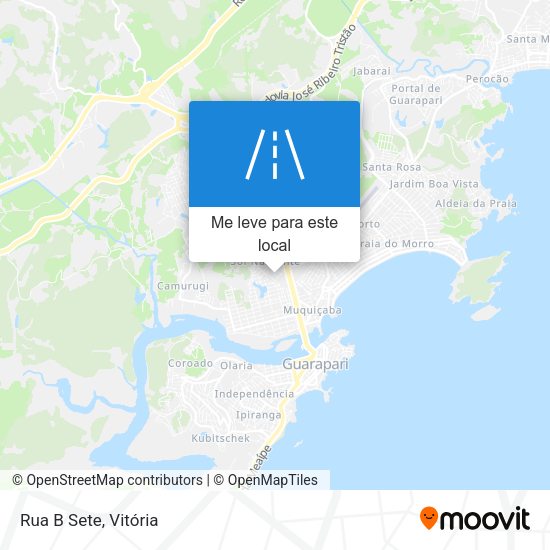 Rua B Sete mapa