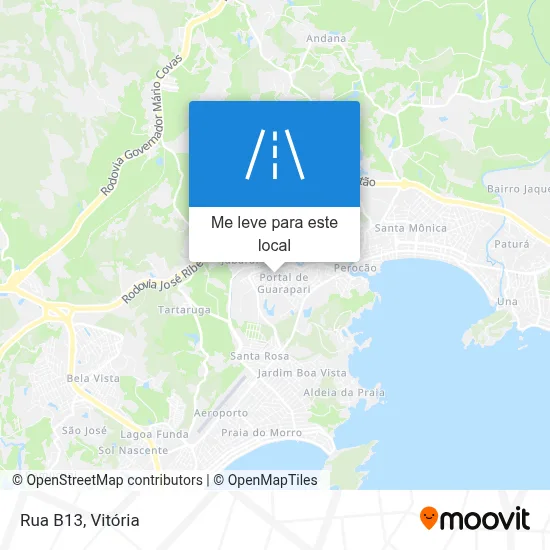 Rua B13 mapa