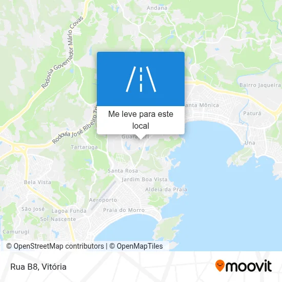 Rua B8 mapa