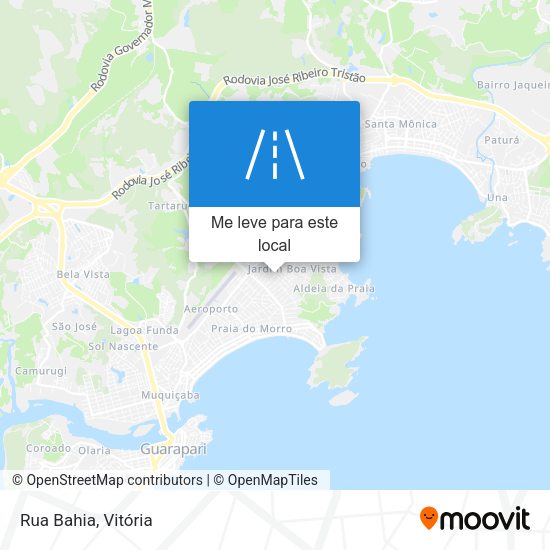 Rua Bahia mapa