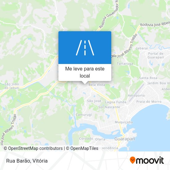 Rua Barão mapa