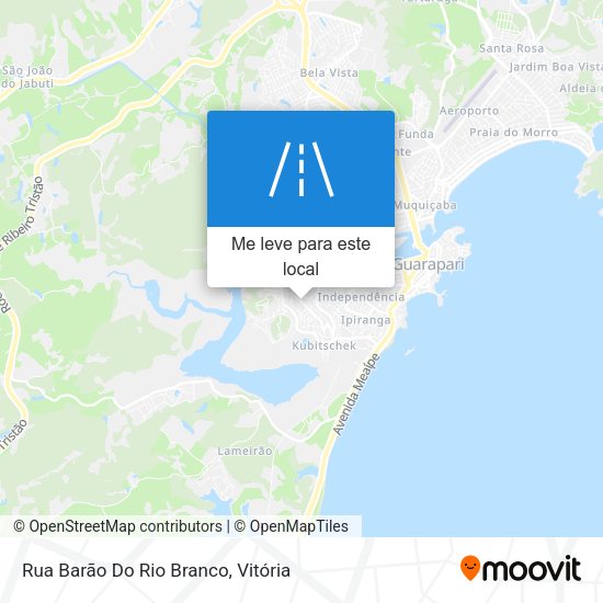 Rua Barão Do Rio Branco mapa