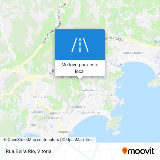 Rua Beira Rio mapa