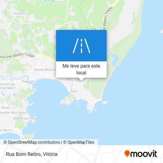Rua Bom Retiro mapa