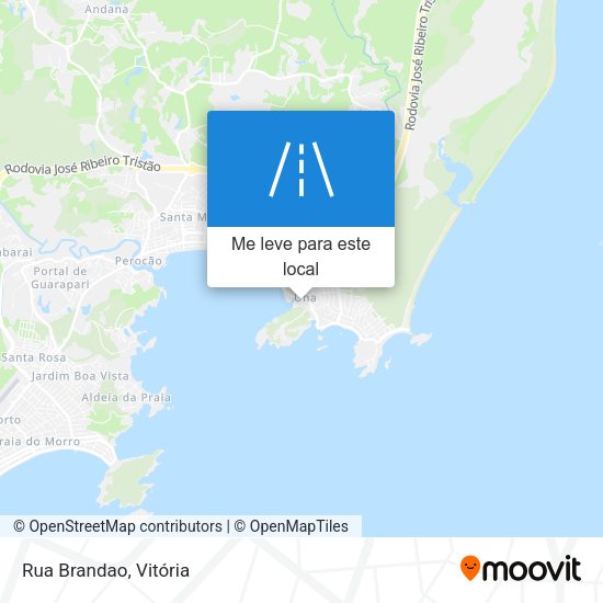Rua Brandao mapa
