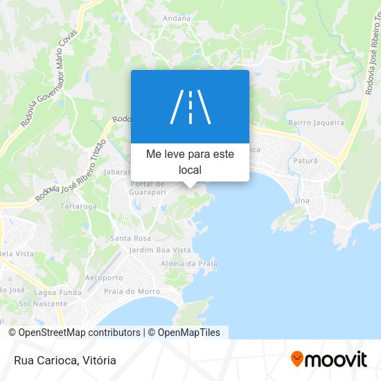 Rua Carioca mapa