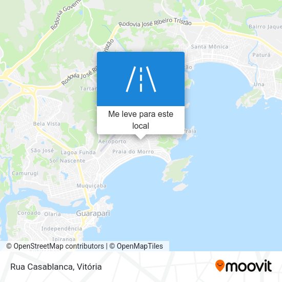 Rua Casablanca mapa