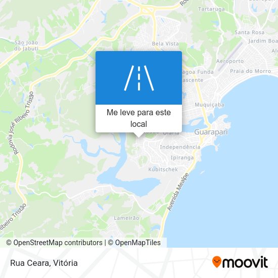 Rua Ceara mapa